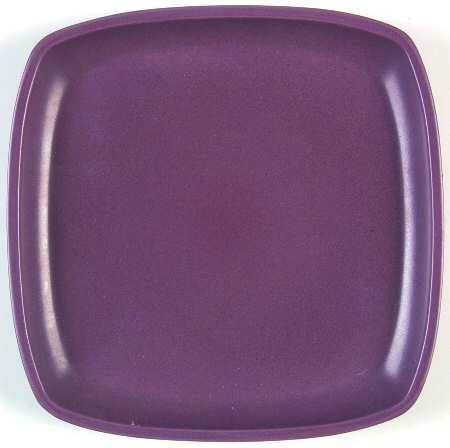 Take Out Squared Aubergine Square Salad Plate