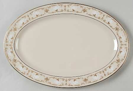 Brentwood Castle 13" Oval Serving Platter