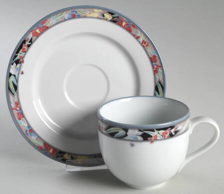 Fantasia Flat Cup & Saucer Set
