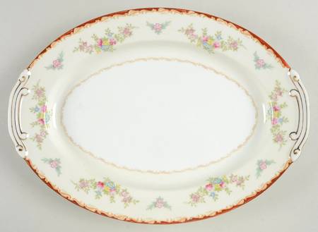 KON122 12" Oval Serving Platter