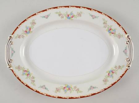 KON122 14" Oval Serving Platter