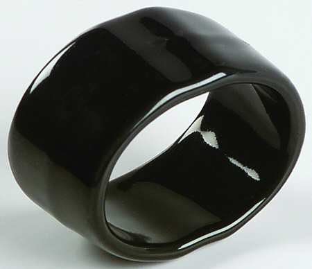 Maison Black Napkin Ring