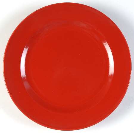Maison Red Salad Plate