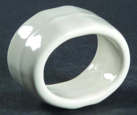 Maison White Napkin Ring