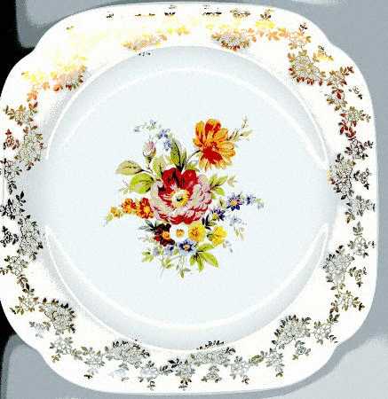 KNO925 Square Salad Plate