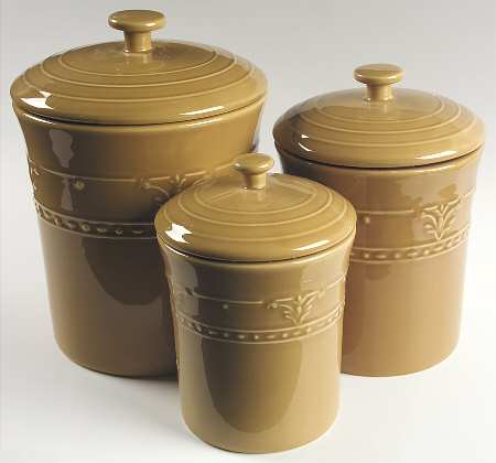 Florence Dijon Mustard (3 Piece) Canister Set (Box Set)