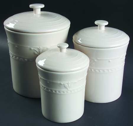 Florence Ivory (3 Piece) Canister Set (Box Set)