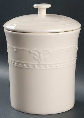 Florence Ivory Large Canister & Lid