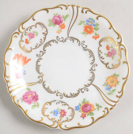 Old Dresden Design Saucer