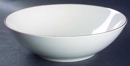 Glacier (Gold Trim) Coupe Soup Bowl