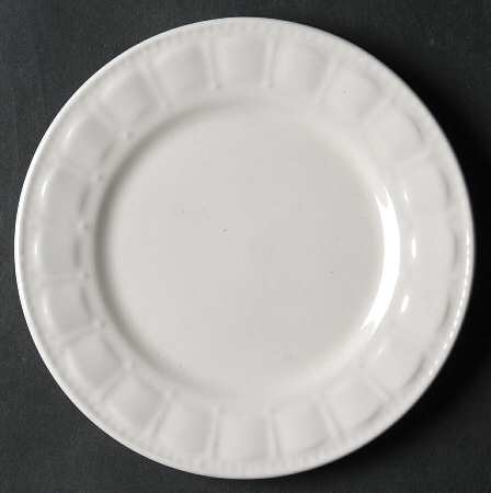 Preston White Bread & Butter Plate