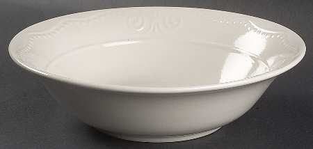 Isabella Ivory 9" Round Vegetable Bowl