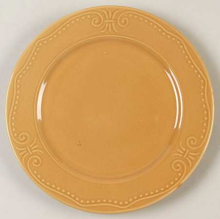 Isabella Mustard Salad Plate