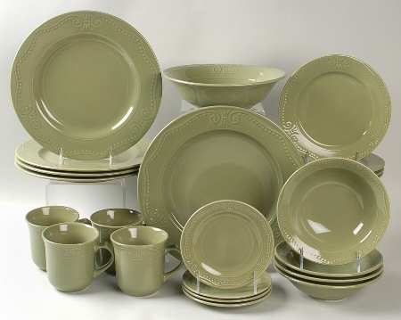 Isabella Sage Green 26 Piece Set