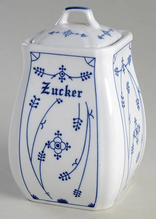 Blau Saks Sugar Canister & Lid