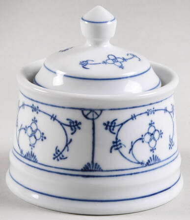 Blau Saks Sugar Bowl & Lid