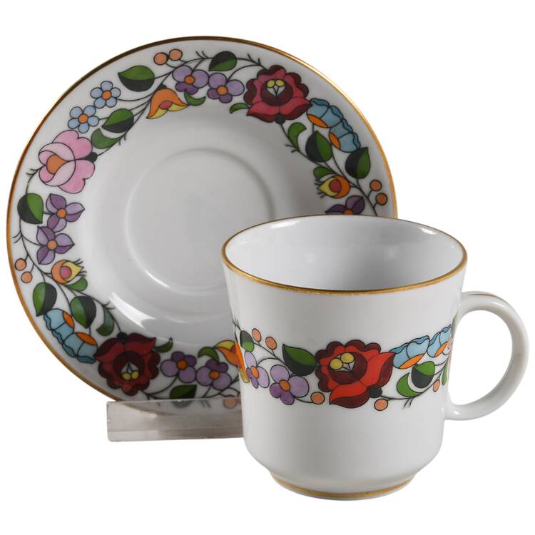 KA1 Flat Demitasse Cup & Saucer Set