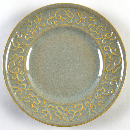 Basque Scroll Moss Salad Plate