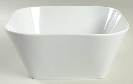 Cumulus (All White) 9" Square Vegetable Bowl