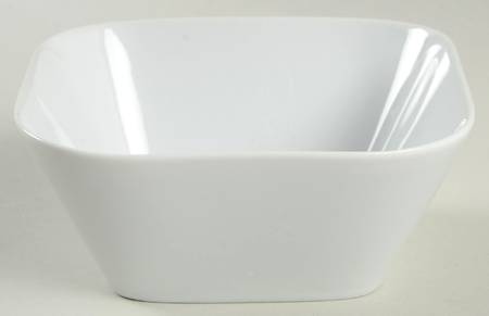 Cumulus (All White) 5" Square Bowl