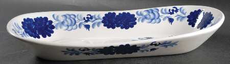 Flower Chip Bowl/Plate for Chip & Dip Set