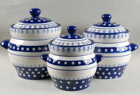 Dots (3 Piece) Canister Set (Box Set)