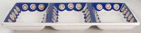 Circle 3 Part Rectangular Divided Server