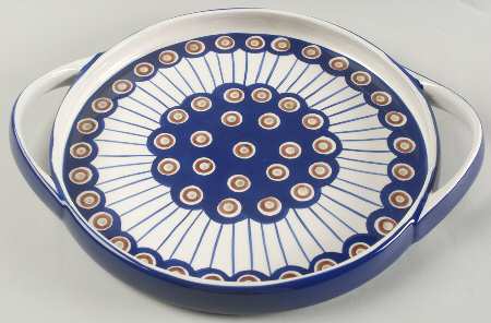 Circle 13" Handled Chop Plate (Round Platter)