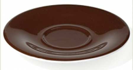 Pronto Colore Chocolate Brown Saucer for Flat Cup