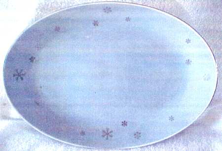 KON127 16" Oval Serving Platter