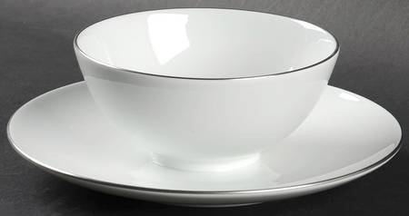 Decor 11 (Urbino) Gravy Boat with Attached Underplate by KPM