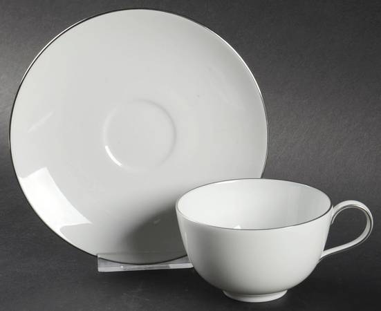Decor 11 (Urbino) Flat Cup & Saucer Set