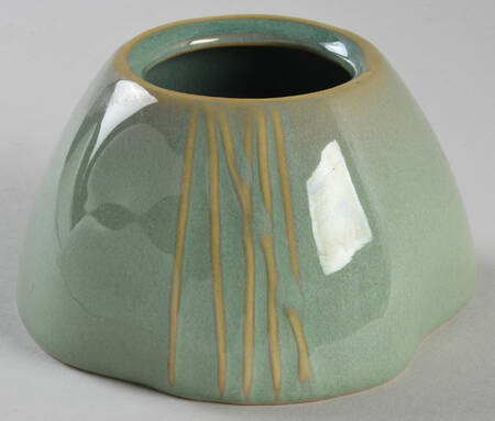 Green Sugar Bowl No Lid