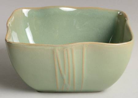 Green Square Soup/Cereal Bowl