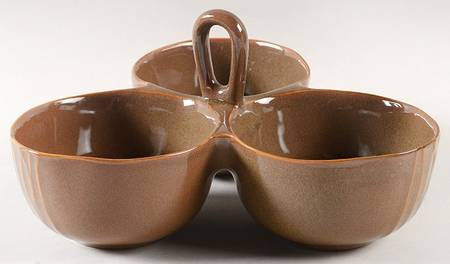 Sienna 3 Part Condiment Server W/Center Handle