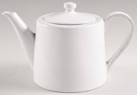 Rhone White Teapot & Lid