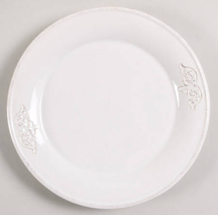 Versailles White Salad/Dessert Plate