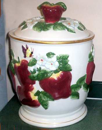 Apple Extra Large Canister & Lid