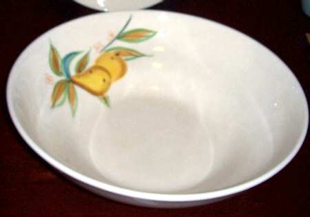 Golden Pear Coupe Soup Bowl