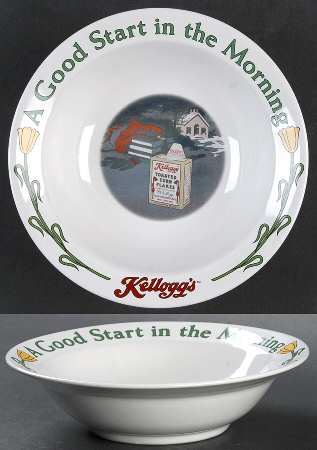 Kellogg's Cereal Bowl Rim Cereal Bowl