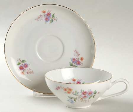603 Flat Cup & Saucer Set