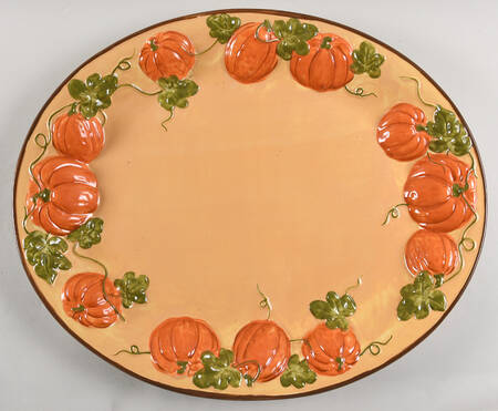Harvest 19" Oval Serving Platter
