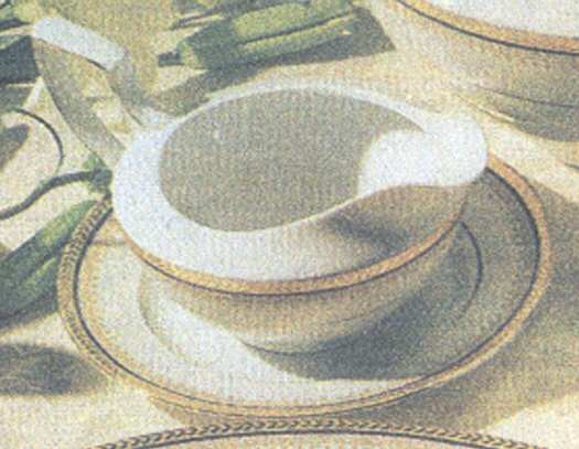 Regency Gold Gravy Boat & Underplate