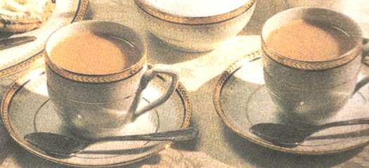 Regency Gold Flat Cup & Saucer Set