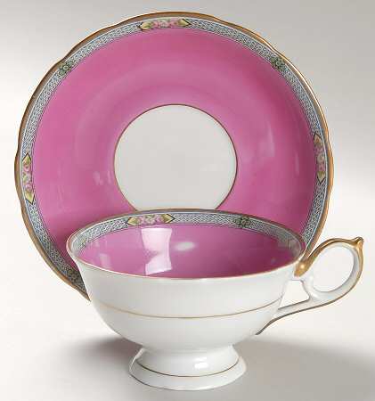 1879 Footed Cup & Saucer Set