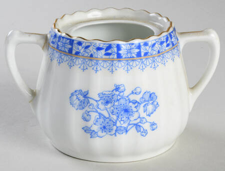 China Blau Sugar Bowl No Lid
