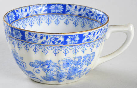 China Blau Flat Cup