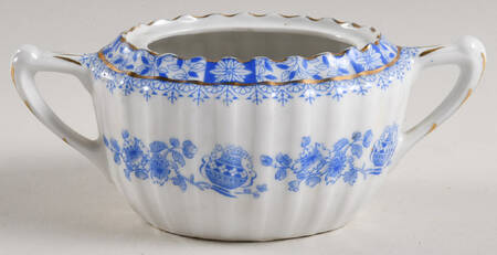 China Blau Sugar Bowl No Lid