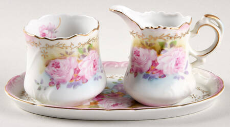 KPM280 Creamer & Open Sugar with Tray