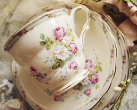 2406 Footed Cup & Saucer Set